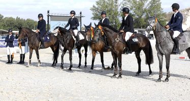 Siete caballos compartieron el primer puesto en el Critérium de 4 años